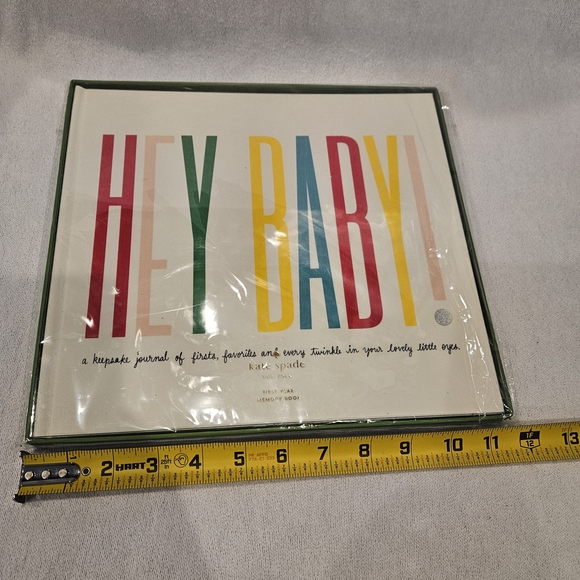 Kate Spade New York First Year Multicolor Memory Book Baby Shower Gift NWT - Picture 4 of 6